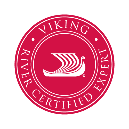 badge for certified Viking river cruise expert