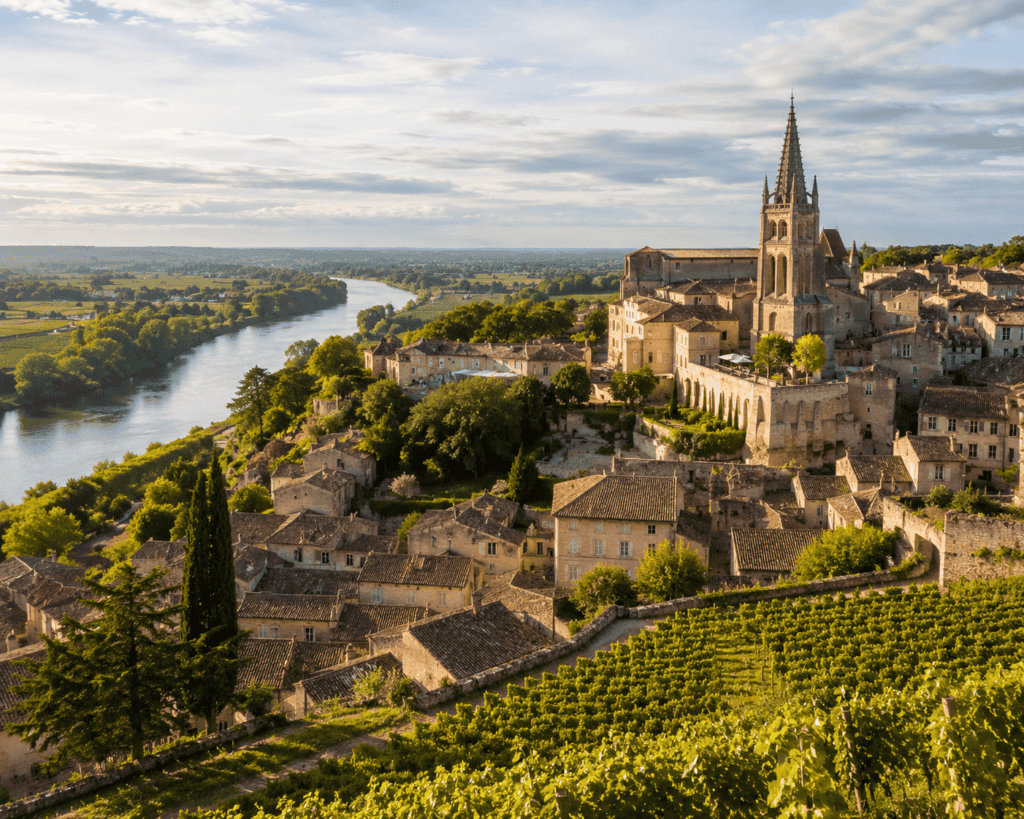 bordeaux river cruise chateau saint emilion wine tasting medieval village