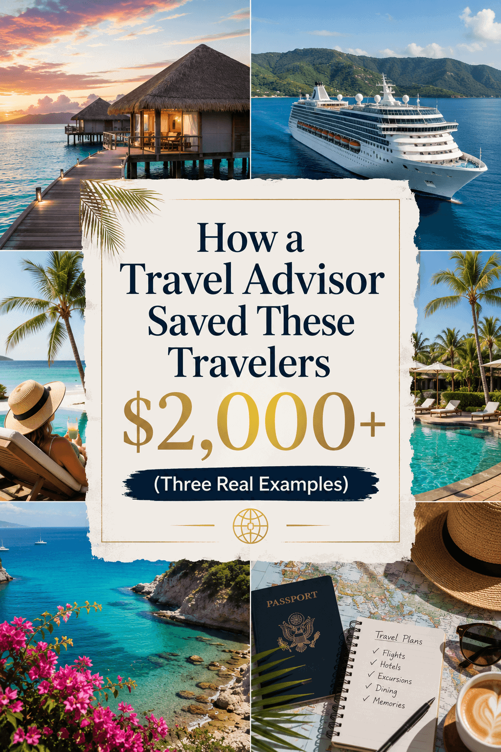 How a travel advisor saved real clients over $2,000. Three real trip examples with actual savings numbers
